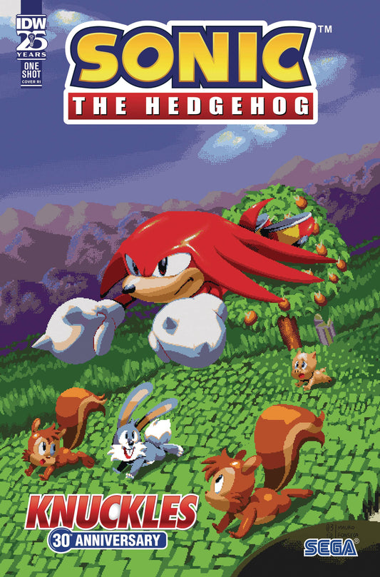 Sonic The Hedgehog Knuckles 30th Anniversary #1 1:10 Ratio Variant