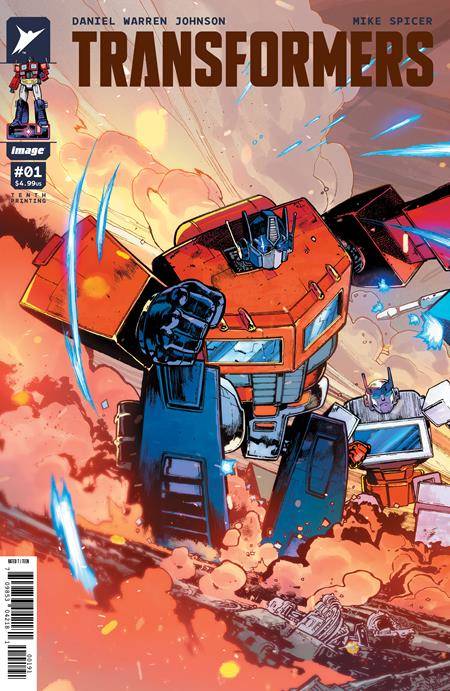 Transformers #1 10th Printing CVR I Connecting Variant