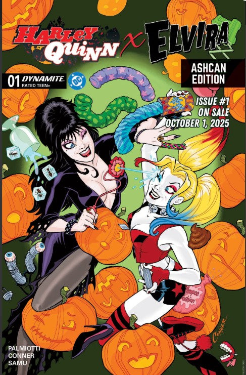 HARLEY QUINN X ELVIRA #1 ASHCAN