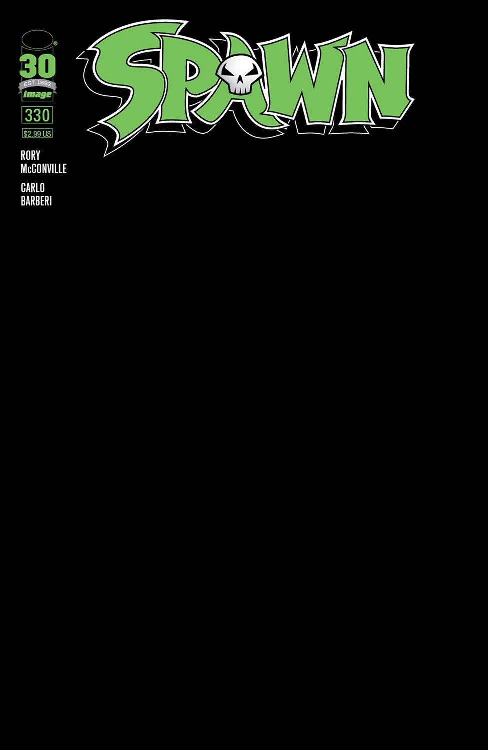Spawn #330 Black Cover Edition