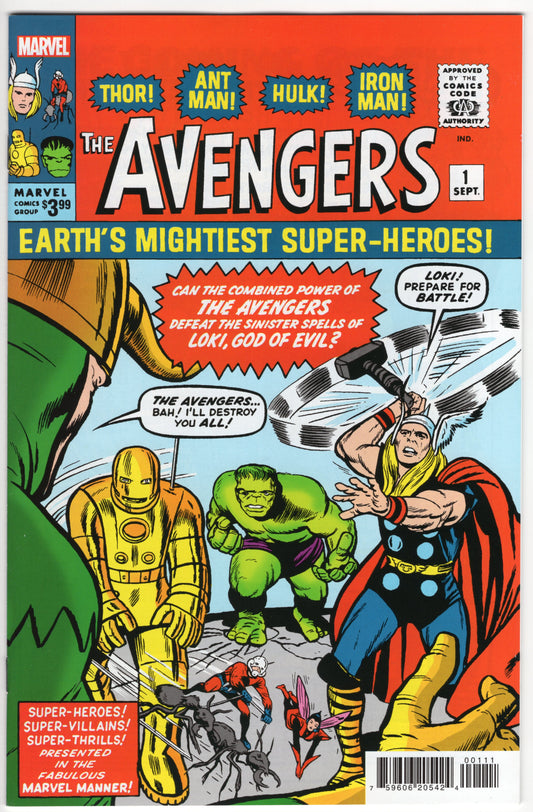Avengers, Vol. 1 #1 - Facsimile Edition