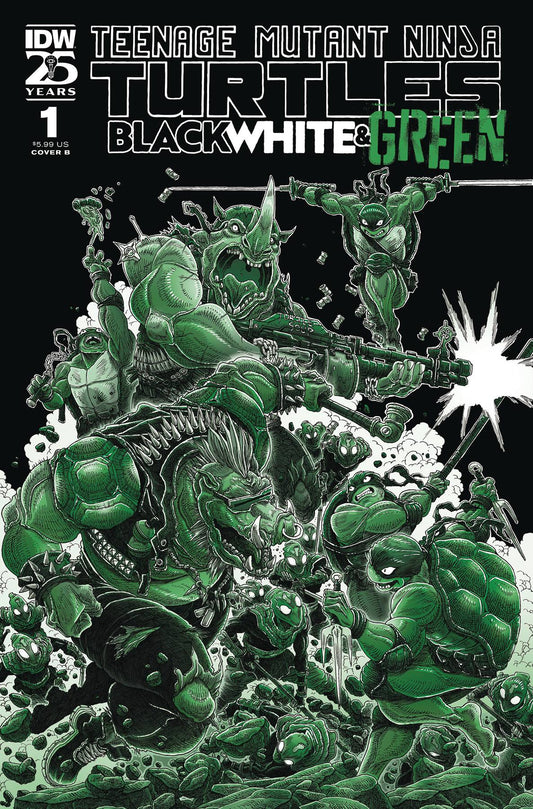 Teenage Mutant Ninja Turtles: Black, White & Green #1 James Stokoe Variant