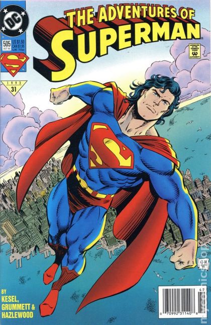 ADVENTURES OF SUPERMAN, VOL. 1 #505 NEWSSTAND EDITION