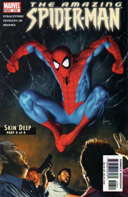 AMAZING SPIDER-MAN, VOL. 2 #518 - SIGNED BY BROOKS AND JUSKO