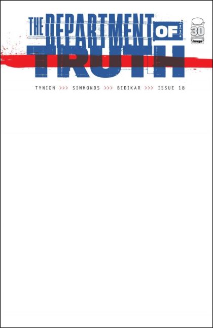 The Department of Truth #18 Blank Variant