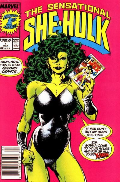 The Sensational She-Hulk, Vol. 1 #1 - Tear on cover
