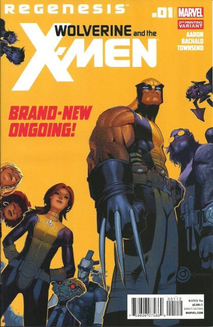 Wolverine & the X-Men, Vol. 1 #1 2nd Printing Variant Cover