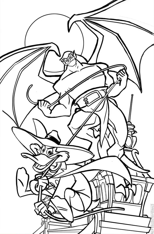 GARGOYLES / DARKWING DUCK #1 STONES VIRGIN VARIANT (Copy)