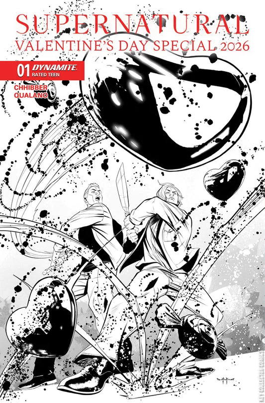 SUPERNATURAL: VALENTINE'S DAY SPECIAL 2026 QUALANO B&W VARIANT